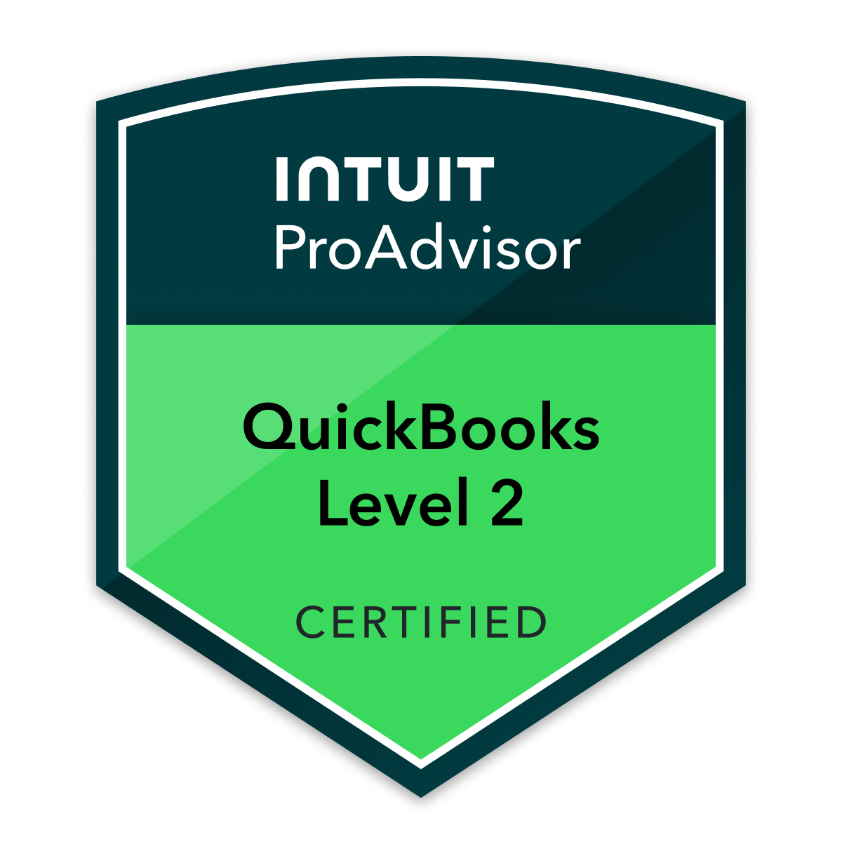 Intuit ProAdvisor, QuickBooks Online Level 2 Certified