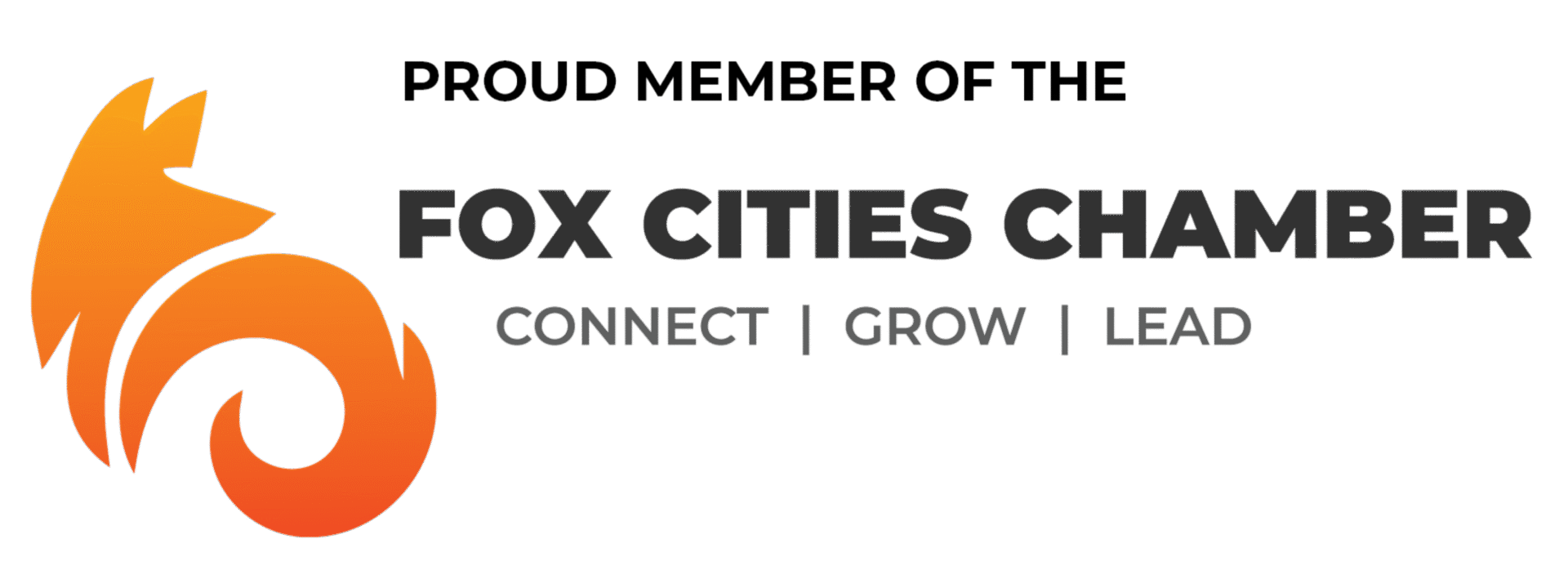 Proud Member of the Fox Cities Chamber · Connect · Grow · Lead